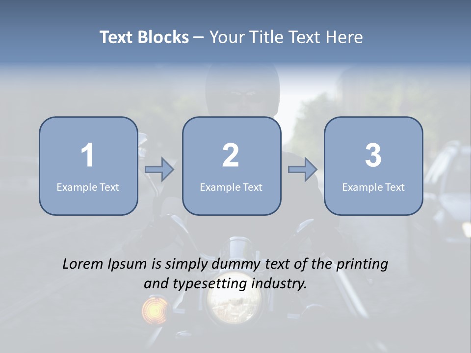 Ride Cycle Travel PowerPoint Template