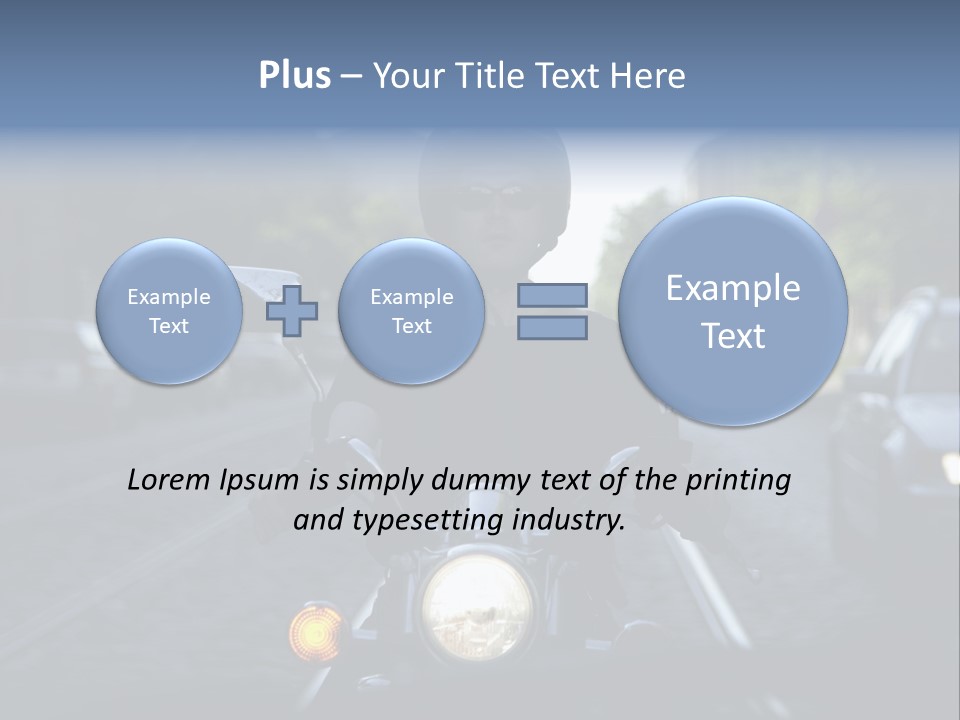 Ride Cycle Travel PowerPoint Template