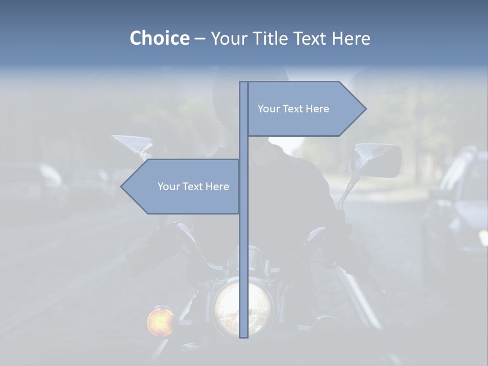 Ride Cycle Travel PowerPoint Template