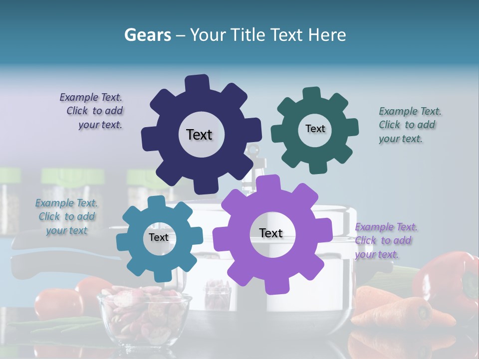 Kitchen Diet Cookery PowerPoint Template