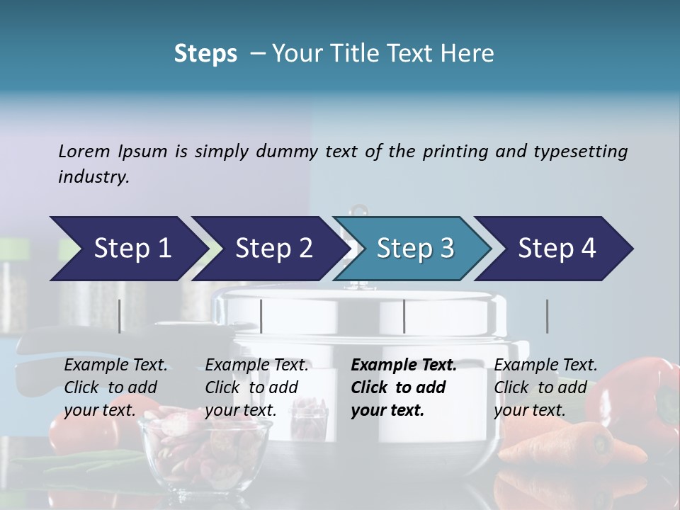 Kitchen Diet Cookery PowerPoint Template