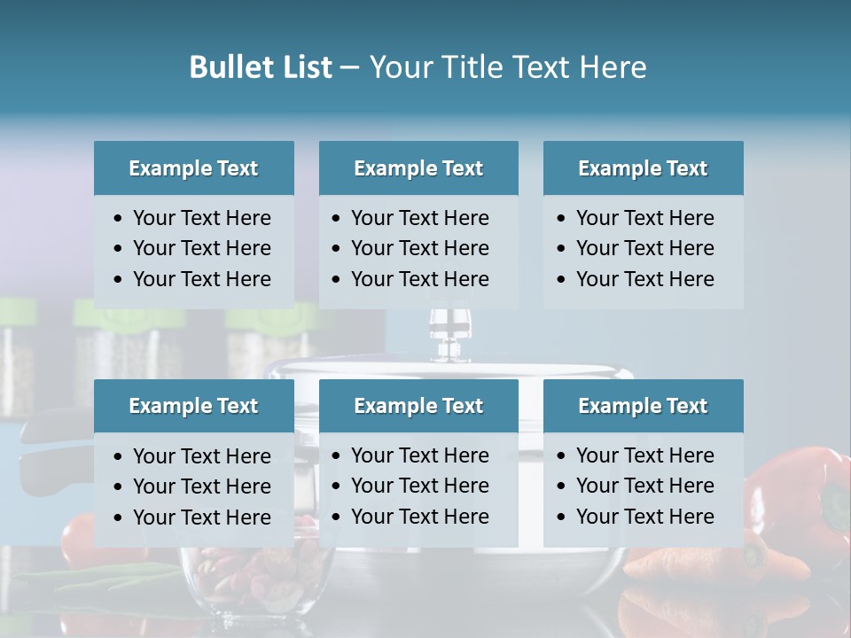 Kitchen Diet Cookery PowerPoint Template