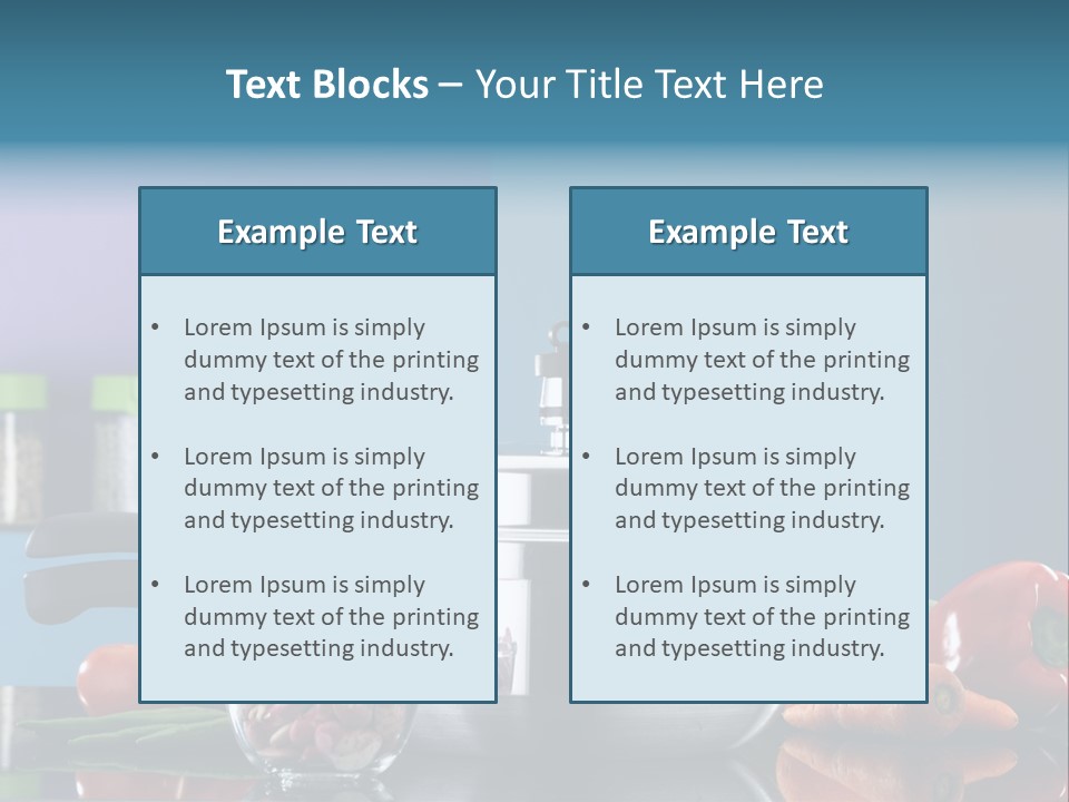 Kitchen Diet Cookery PowerPoint Template