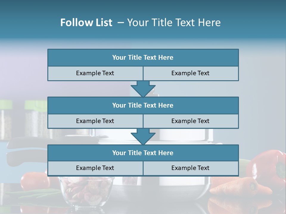Kitchen Diet Cookery PowerPoint Template