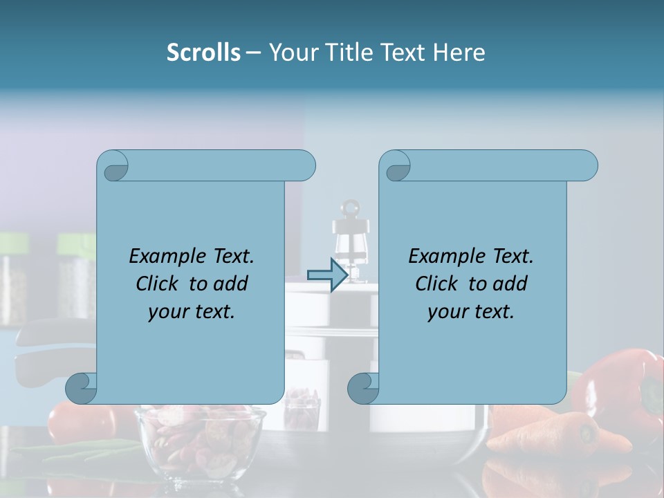 Kitchen Diet Cookery PowerPoint Template