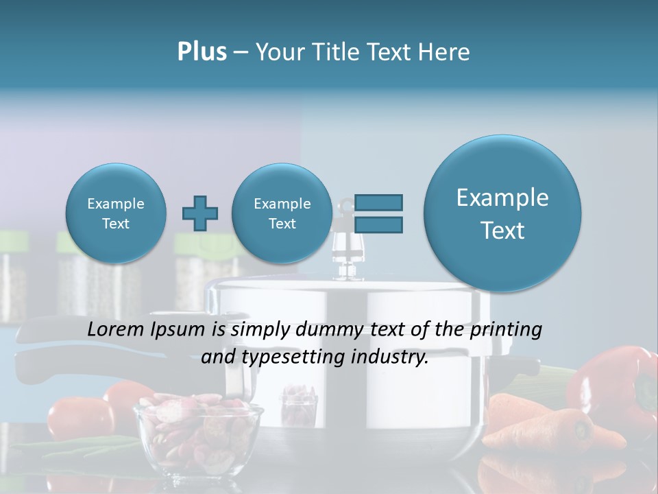 Kitchen Diet Cookery PowerPoint Template