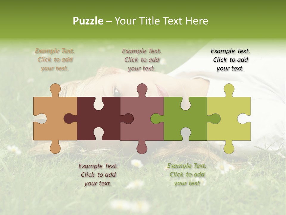 Field Green Leisure PowerPoint Template