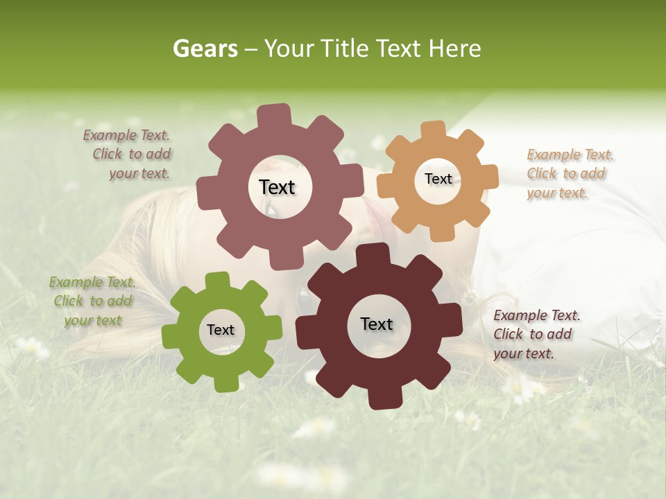 Field Green Leisure PowerPoint Template