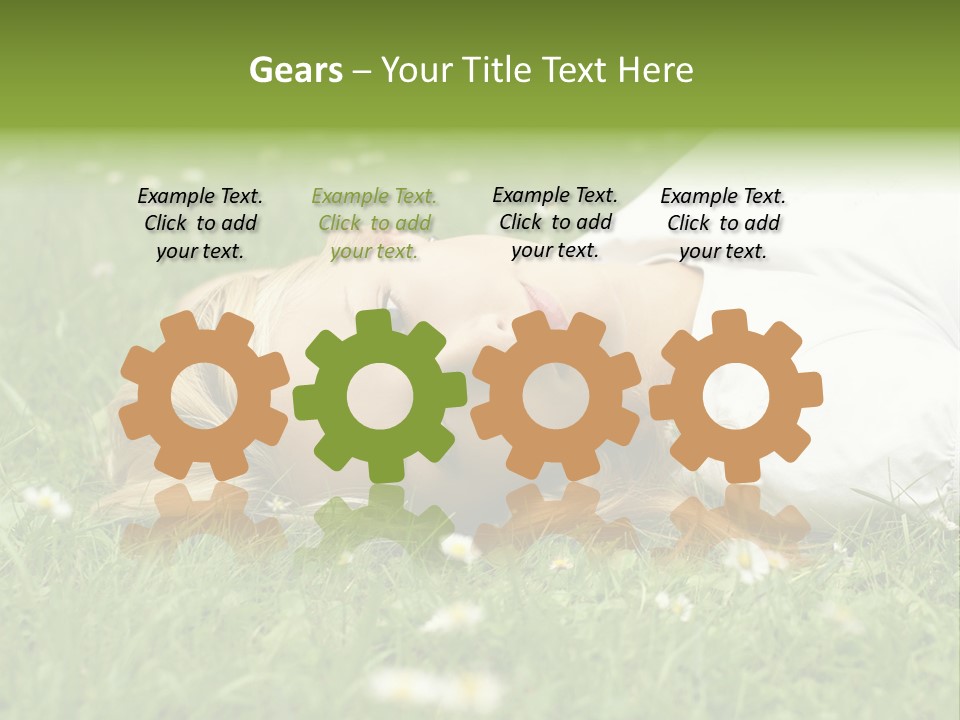 Field Green Leisure PowerPoint Template