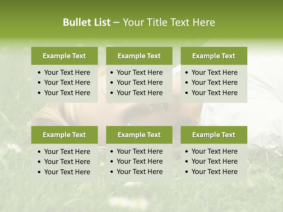 Field Green Leisure PowerPoint Template