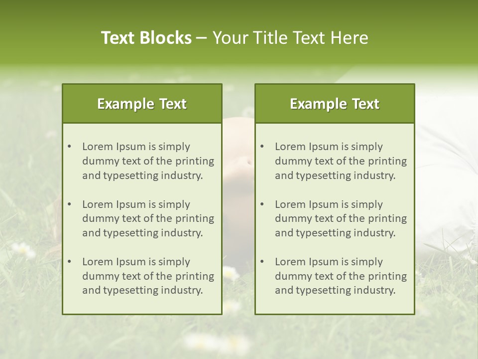 Field Green Leisure PowerPoint Template