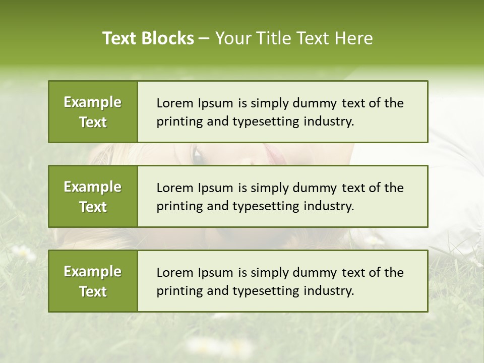 Field Green Leisure PowerPoint Template