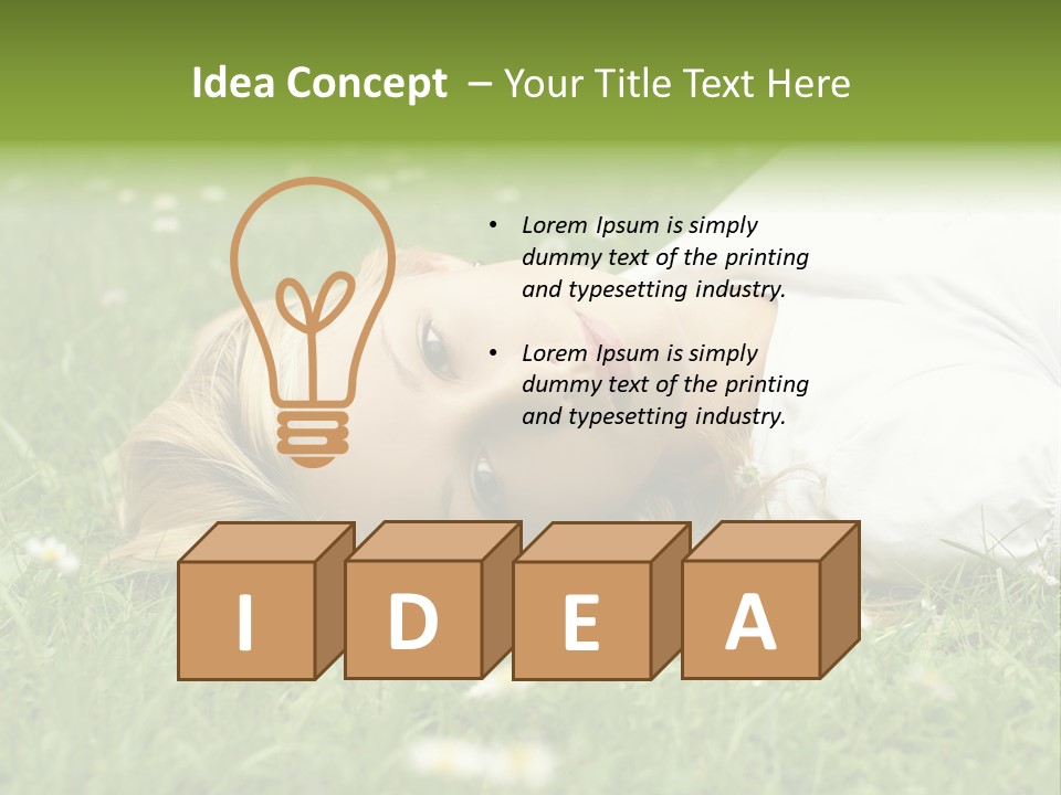 Field Green Leisure PowerPoint Template