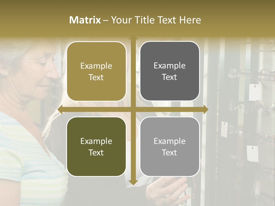 Mature Exam Senior PowerPoint Template
