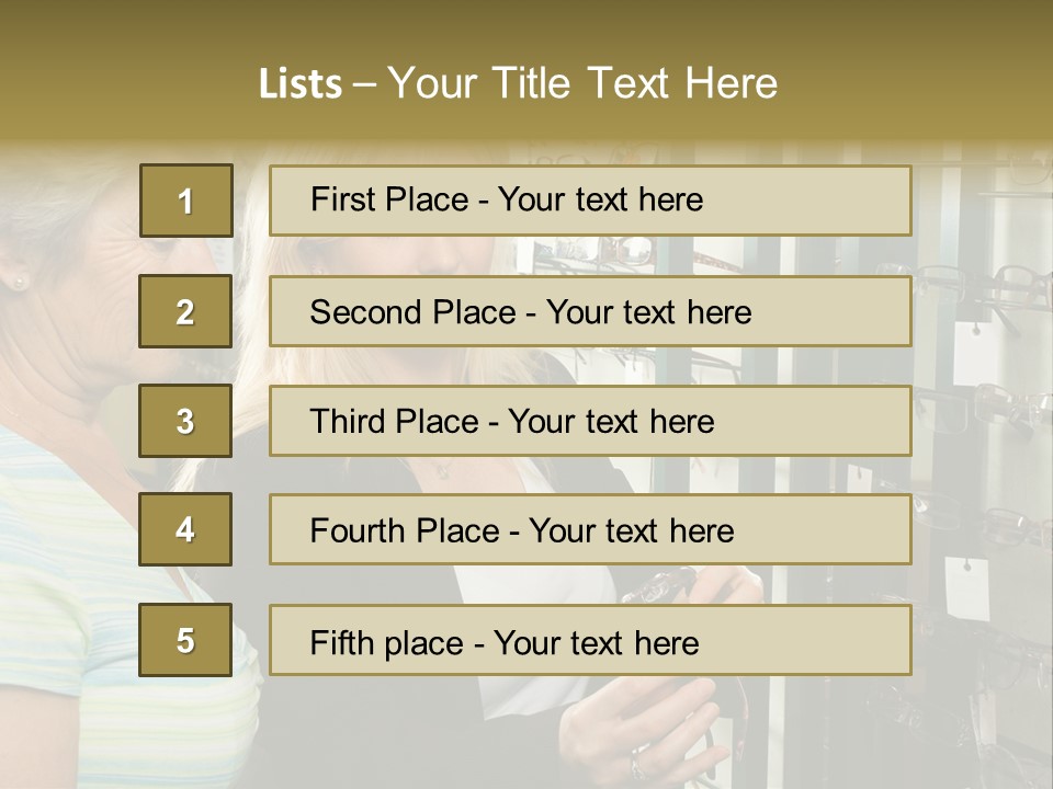 Mature Exam Senior PowerPoint Template