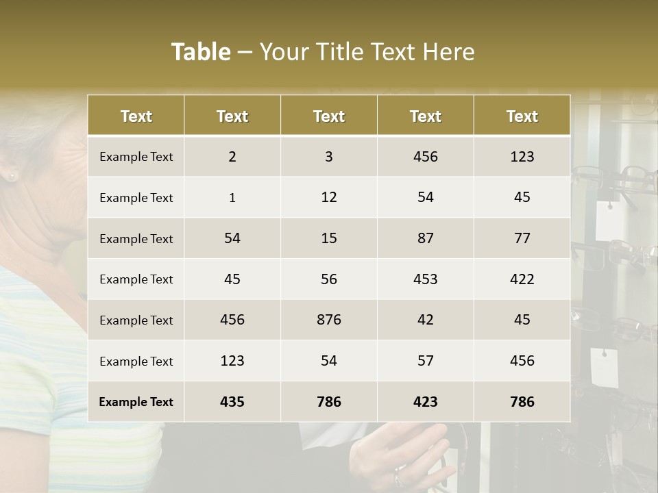 Mature Exam Senior PowerPoint Template