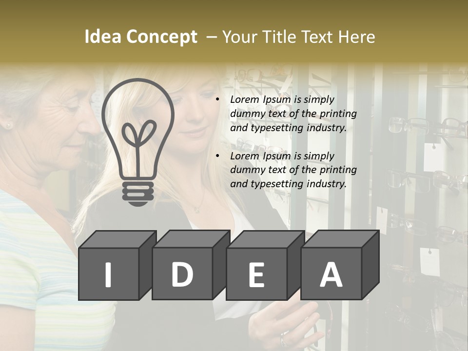 Mature Exam Senior PowerPoint Template