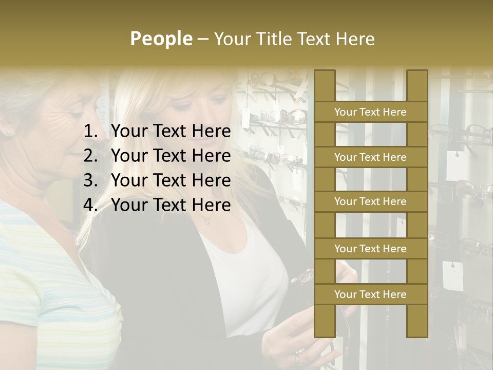 Mature Exam Senior PowerPoint Template