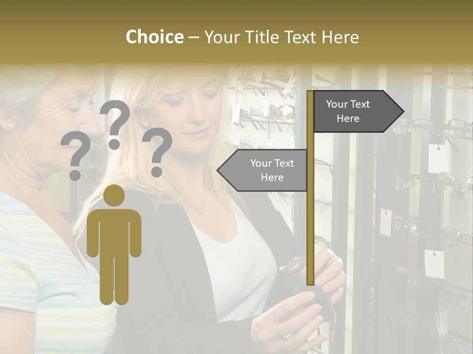 Mature Exam Senior PowerPoint Template