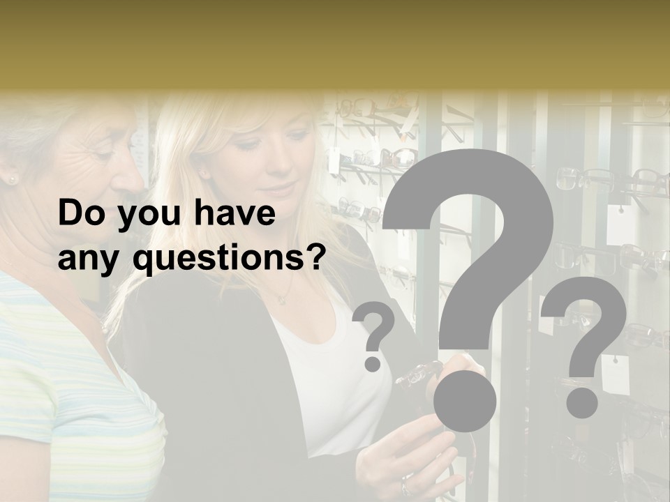 Mature Exam Senior PowerPoint Template