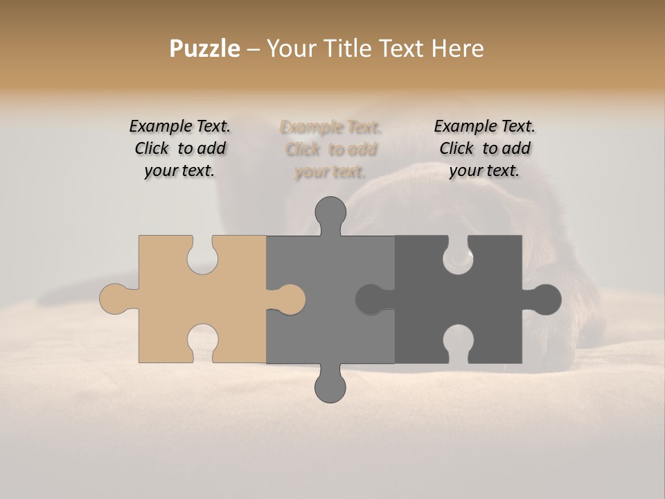 Blocking Cute Comical PowerPoint Template