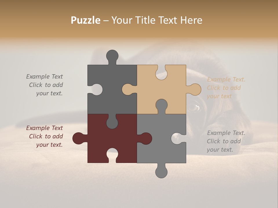 Blocking Cute Comical PowerPoint Template