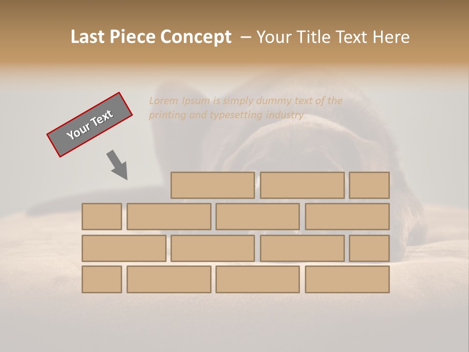 Blocking Cute Comical PowerPoint Template