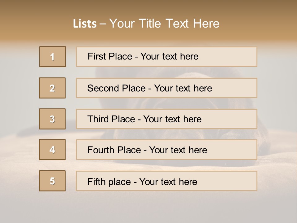 Blocking Cute Comical PowerPoint Template