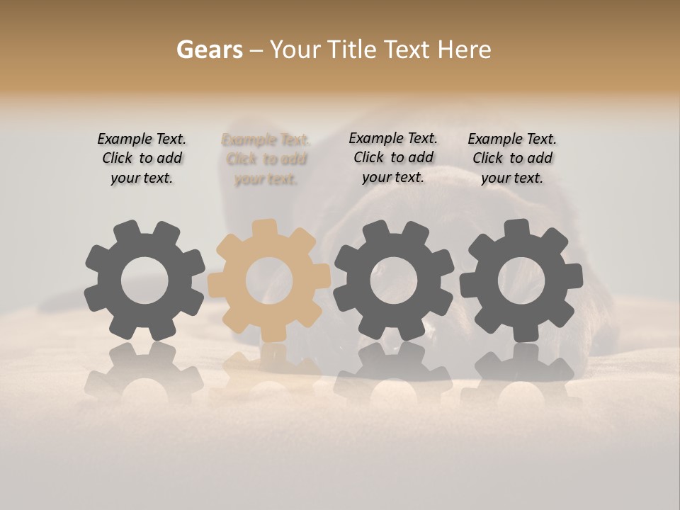 Blocking Cute Comical PowerPoint Template