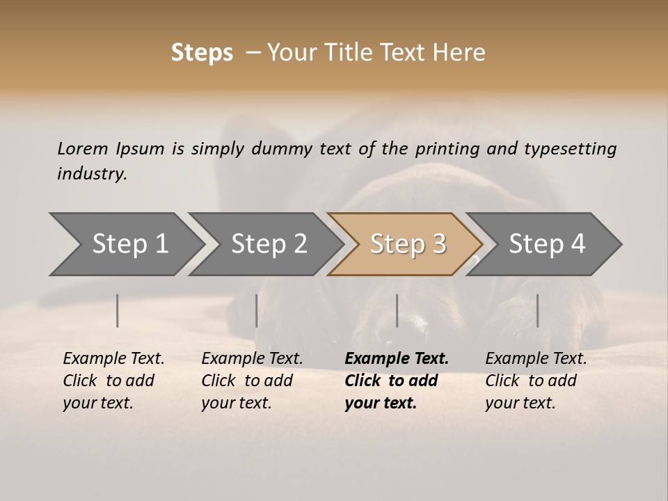 Blocking Cute Comical PowerPoint Template