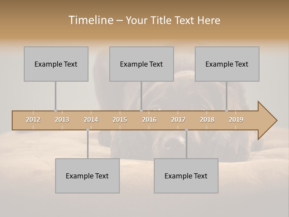 Blocking Cute Comical PowerPoint Template
