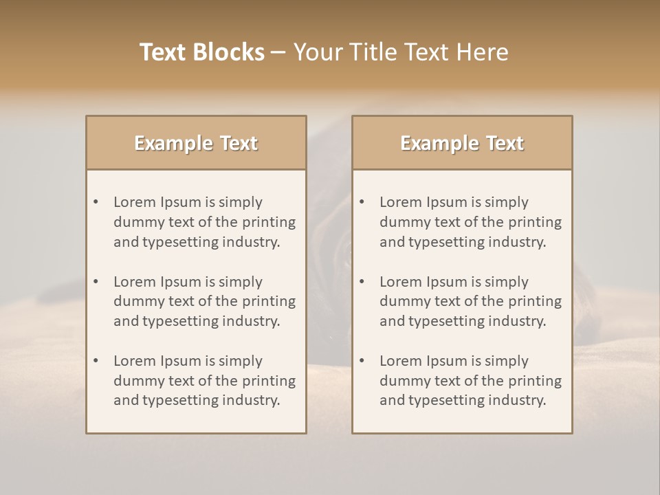 Blocking Cute Comical PowerPoint Template