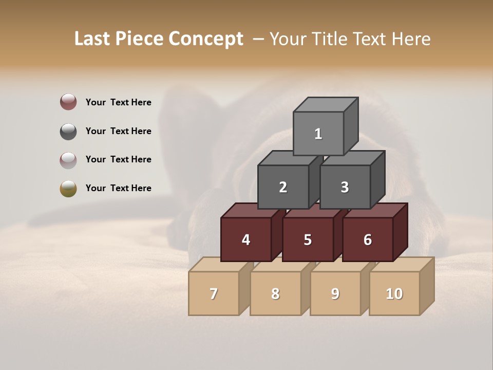 Blocking Cute Comical PowerPoint Template
