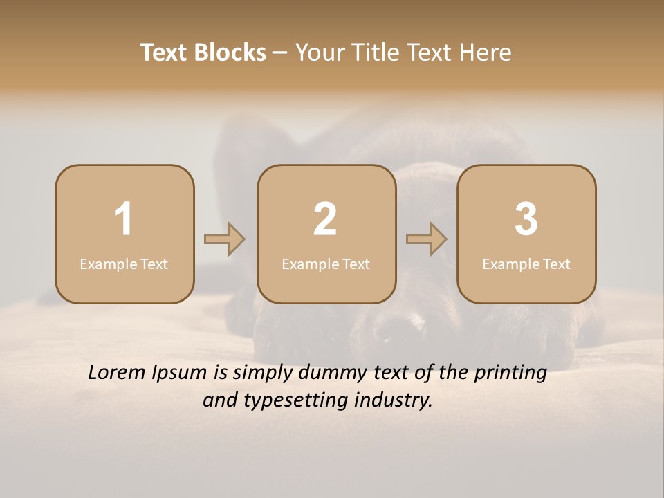 Blocking Cute Comical PowerPoint Template
