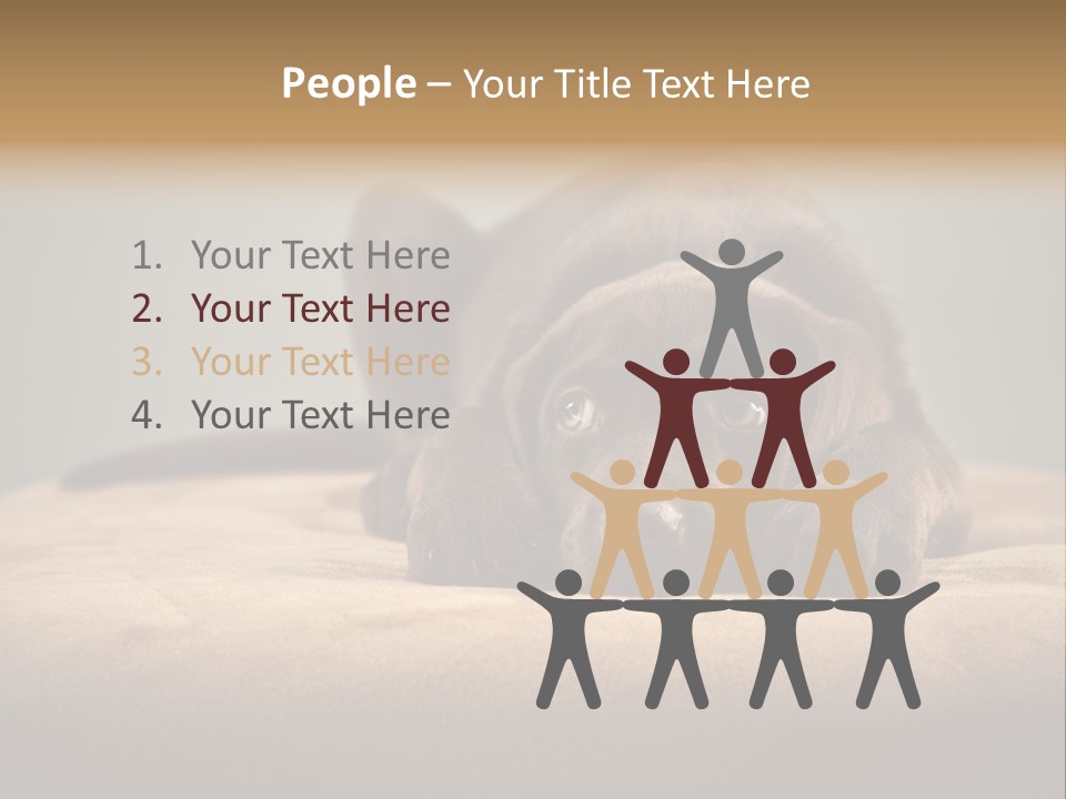 Blocking Cute Comical PowerPoint Template