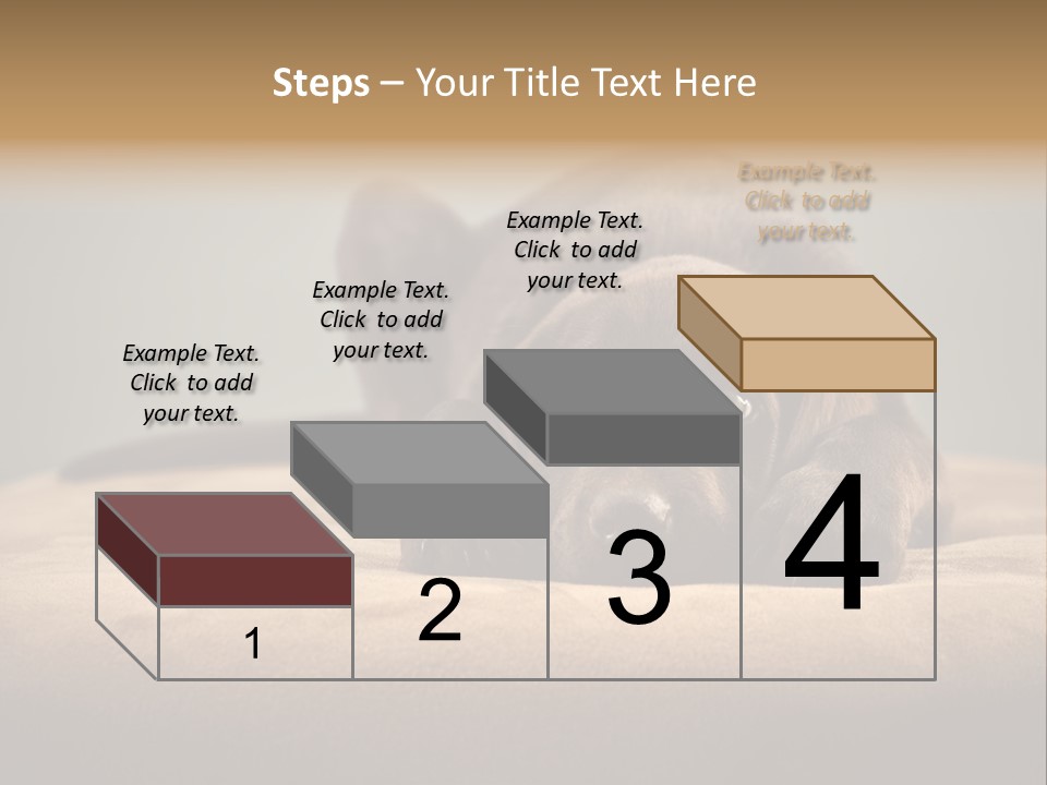 Blocking Cute Comical PowerPoint Template