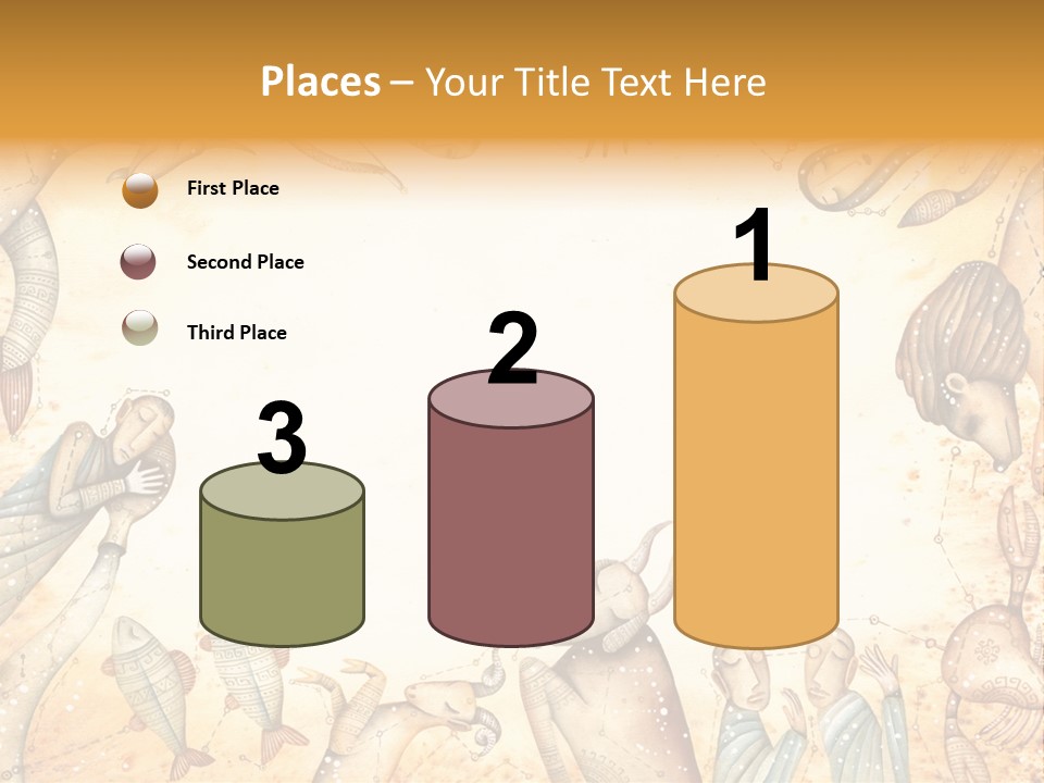 Lion Scales Sign PowerPoint Template