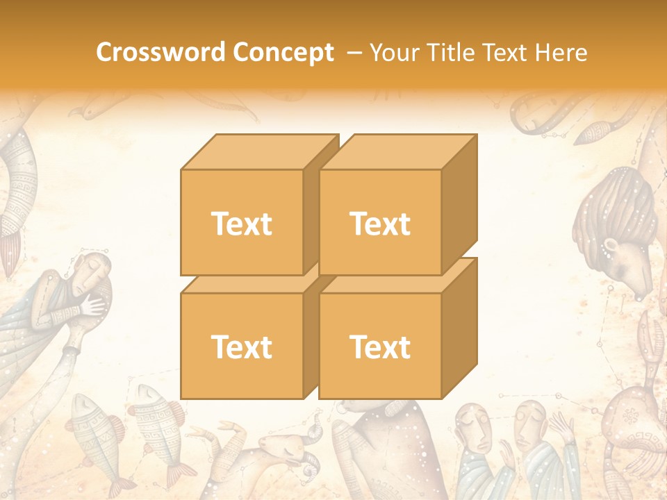 Lion Scales Sign PowerPoint Template