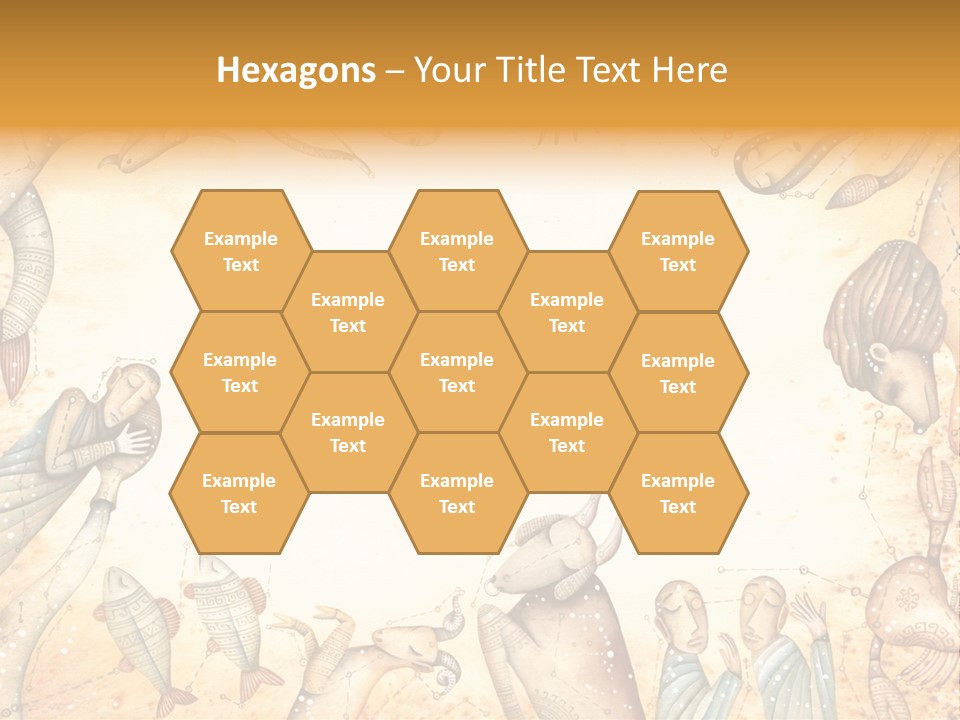 Lion Scales Sign PowerPoint Template