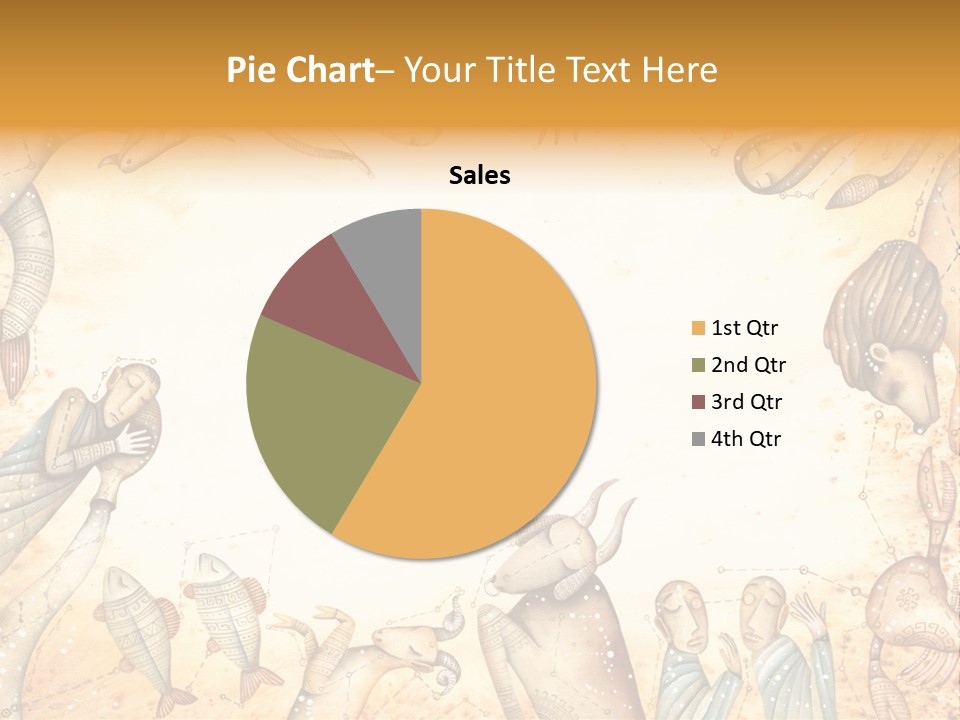 Lion Scales Sign PowerPoint Template