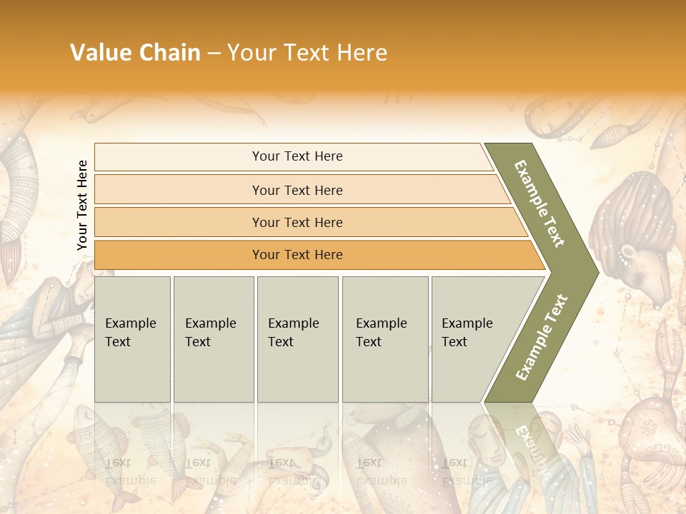 Lion Scales Sign PowerPoint Template