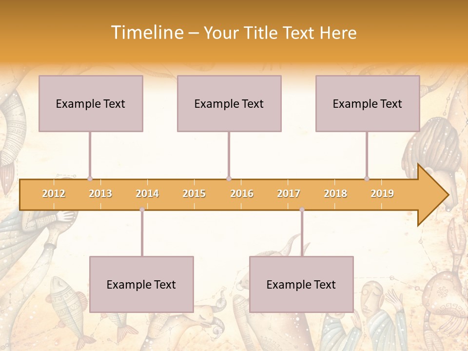 Lion Scales Sign PowerPoint Template