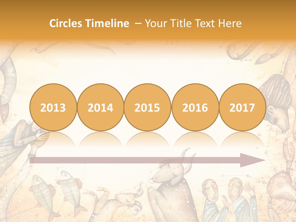 Lion Scales Sign PowerPoint Template