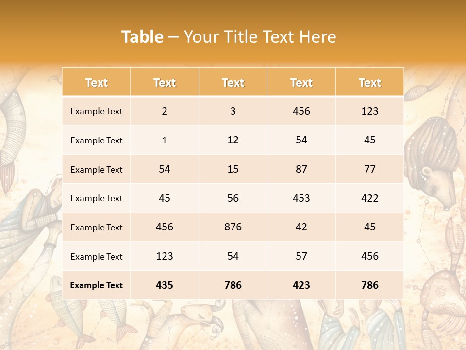 Lion Scales Sign PowerPoint Template