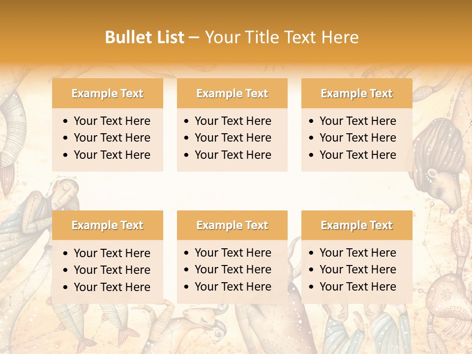 Lion Scales Sign PowerPoint Template