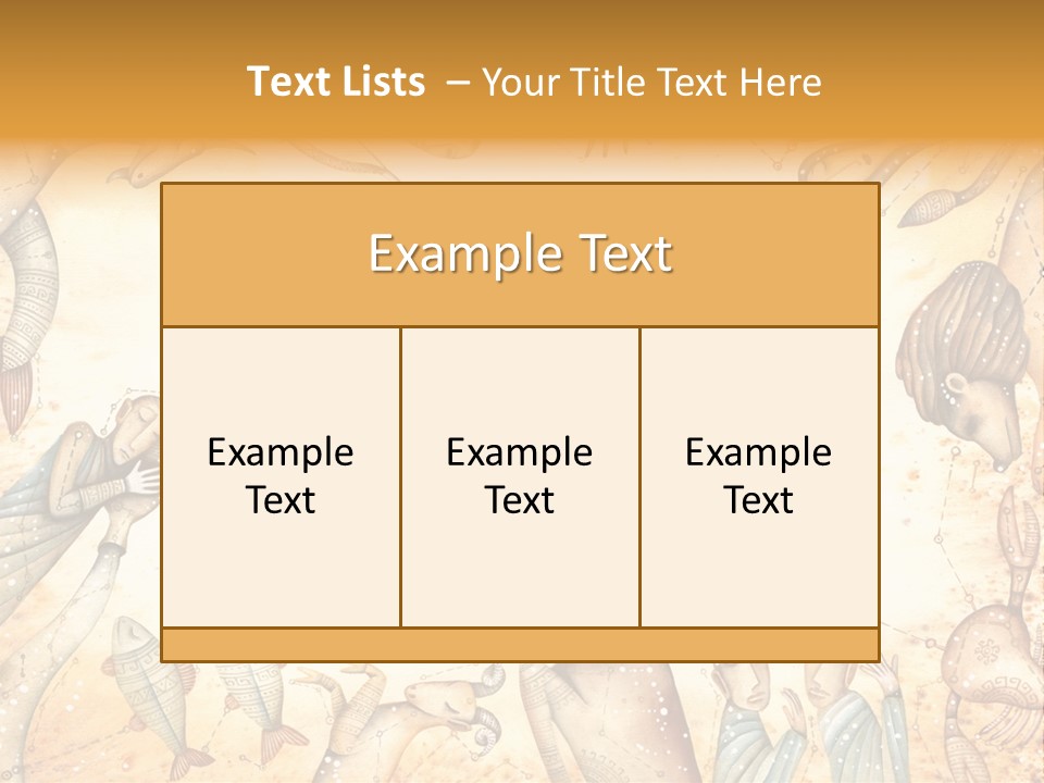 Lion Scales Sign PowerPoint Template