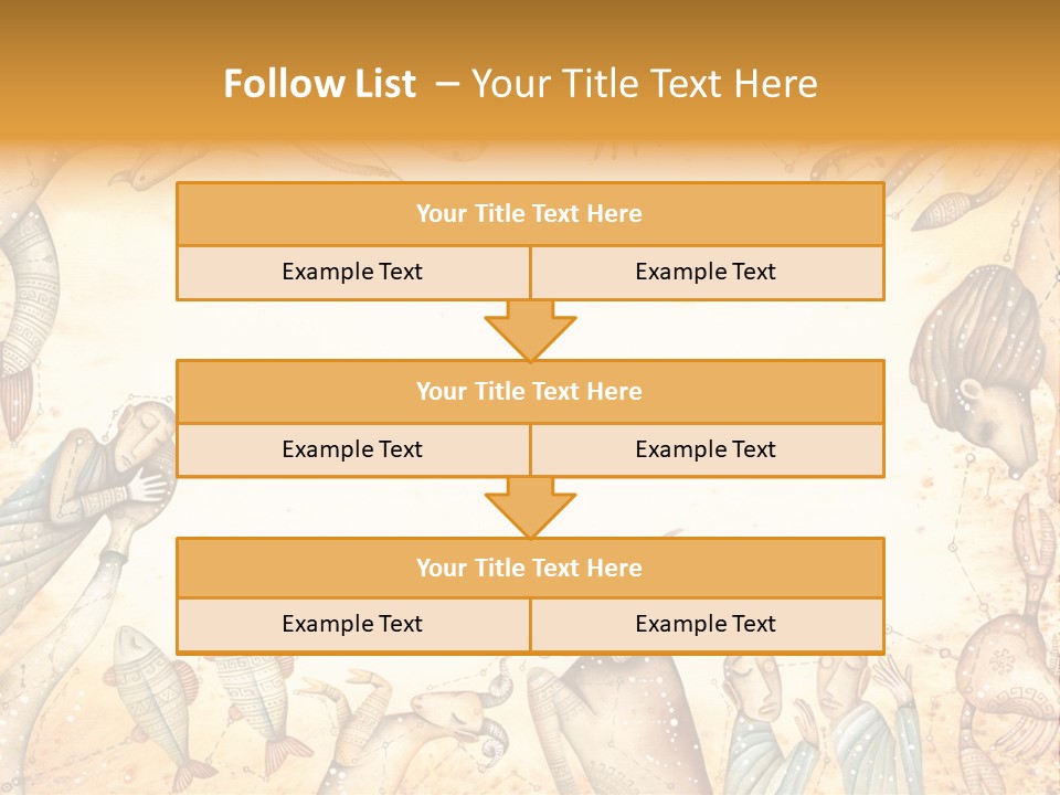 Lion Scales Sign PowerPoint Template