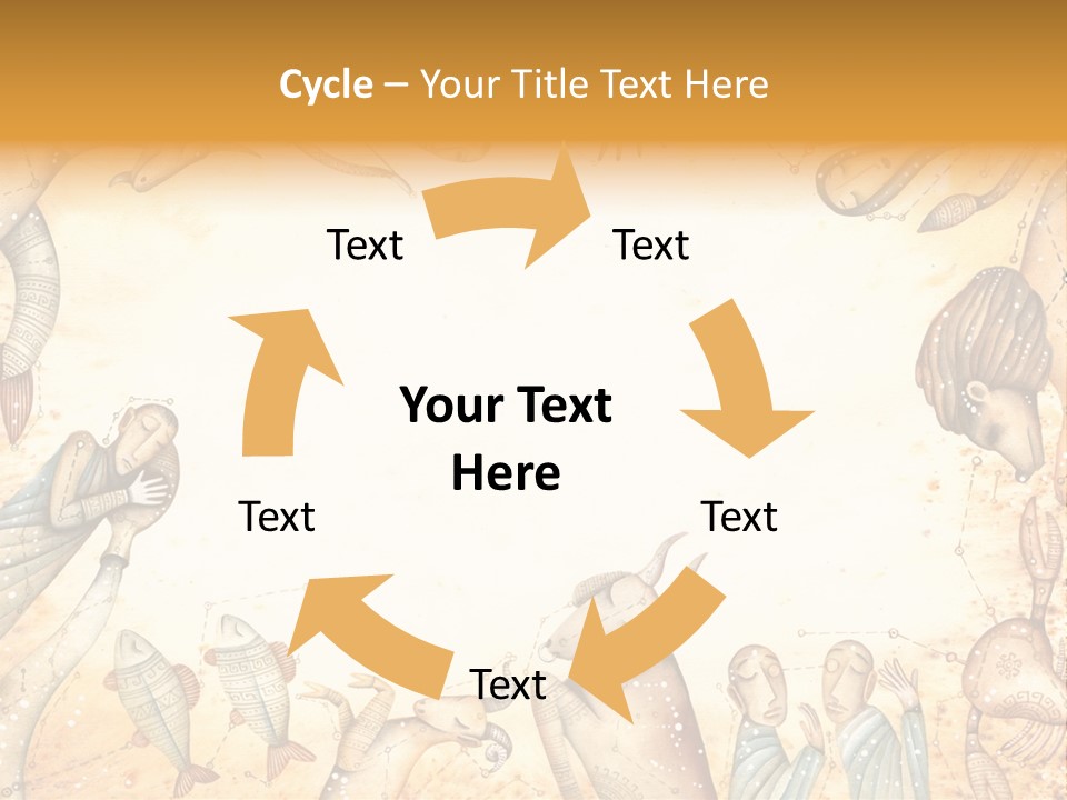 Lion Scales Sign PowerPoint Template