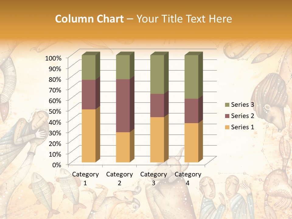 Lion Scales Sign PowerPoint Template
