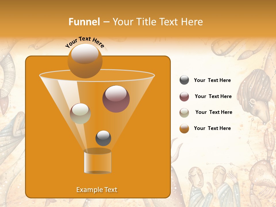 Lion Scales Sign PowerPoint Template